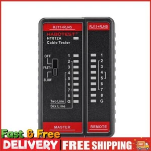 RJ45 RJ11 Network Cable Tester Ethernet Wire Test Tool Networking Tool ~ - Afbeelding 1 van 10