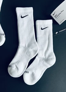 Nike Everyday Plus Cushioned Cotton Socks Small 2 Pair Kids Junior Children Gift - Picture 1 of 12