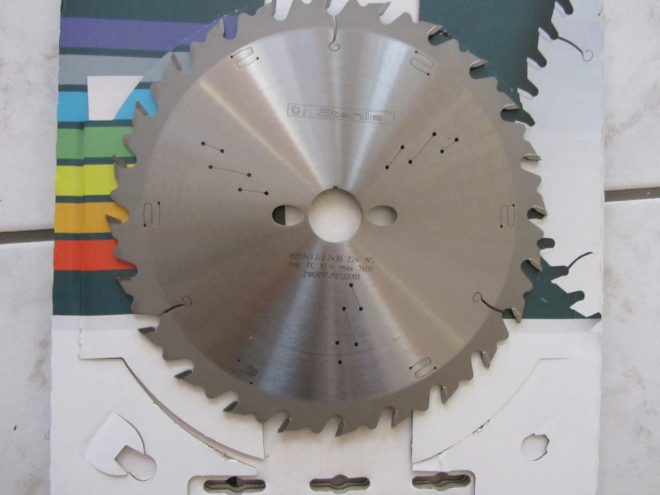 HM/Widia Kreissägeblatt 250 x 30 Z 24 Stehle, z. B für Mafell