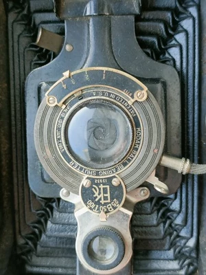  No.1A Autographic Kodak Jr.  Folding Roll Film Camera - working condition  - Image 1 of 4