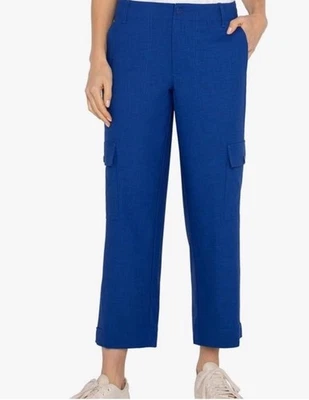 Corto cargo utilitario Liverpool Stitch Fix azul para mujer talla 6/28 nuevo con etiquetas Foto 1 de 4