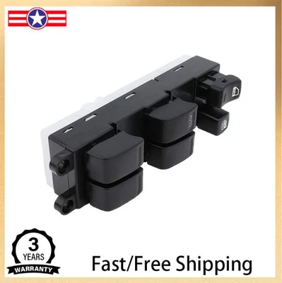 Interruptor de ventana eléctrica delantero izquierdo DWS1352 compatible con Nissan Sentra 2002 2003 1,8 L L4 Foto 1 de 4
