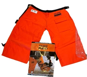 Motosierra Dolmar Chaps Delantal Envoltura Seguridad Hombres Grande OSHA Naranja Stihl - Imagen 1 de 9
