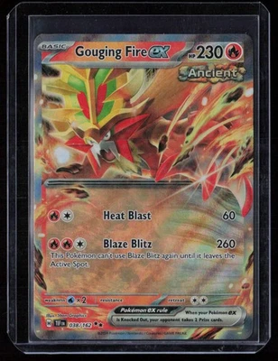 SV05: Temporal Forces #038/162 Gouging Fire ex - Image 1 of 2