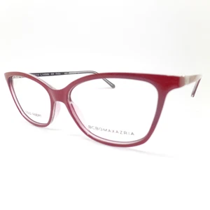 BCBG Max Azaria Thea Red Black Laminate 53mm New Authentic Eyeglass Frame - Picture 1 of 3