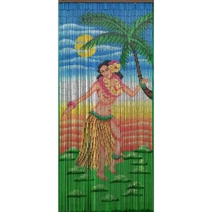 Bamboo54 Dancing Hula Girl Single Gardine Panel - Bild 1 von 1