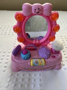Fisher-Price Laugh & Learn Magical Musical Mirror Vanity Set Complete EC - Picture 1 of 7