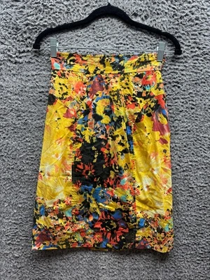 Falda lápiz Tracy Reese Gainsborough abstracta estampada multicolor para mujer talla 0 Foto 1 de 4