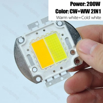 200W COB LED Lamp Bead Bi-color White/Warm white For DJ Stage COB led Par Light - Image 1 of 4