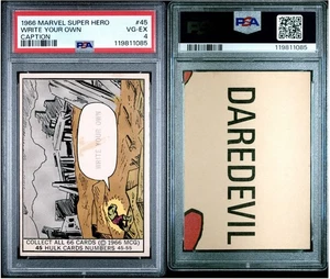 1966 DONRUSS MARVEL SUPER HEROES HULK #45 PSA GRADED HULK ROOKIE NEW SLAB - Picture 1 of 3