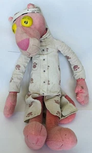 GIANT PLAY-BY-PLAY PINK PANTHER SOFT PLUSH TOY DOLL IN NIGHTSHIRT - 2 FEET HIGH! - Picture 1 of 7