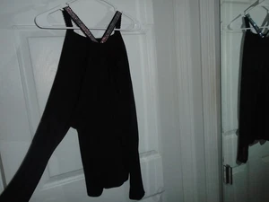 Cable & Gauge schwarz Strass Riemen Cold Shoulder Top Größe Medium - Bild 1 von 3