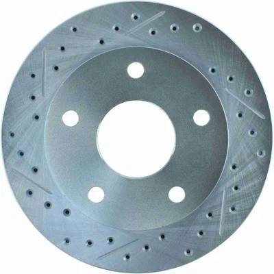 Rotor de freio a disco dianteiro direito Mechanics Choice para 1994-1999 Dodge Ram 1500 (4WD) - Imagem 1 de 4
