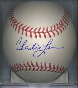 Charlie Lea Montreal Expos Autografiado OML Béisbol Certificado de Autenticidad Minnesota Twins FALLECIDO - Imagen 1 de 1