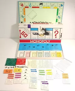 Vintage Parker Brothers Monopoly No. 9 Board Game - Picture 1 of 17