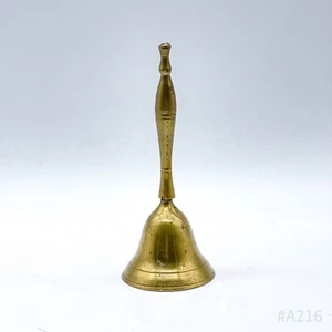 Vintage Navire, Cloche en Laiton, Clochette de Table Fabriqué En Origine Inde - - Photo 1/8