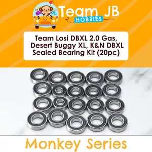 Team Losi DBXL 2.0 Gas, Desert Buggy XL, K&N DBXL - 20 Pcs Sealed Bearings Kit - Picture 1 of 2
