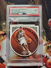 2003-04 Upper Deck Standing "O" Die-Cuts / Embossed #70 Tim Duncan PSA 9 MINT