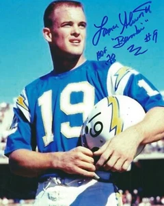 Autographed LANCE ALWORTH "HOF 78 Bambi" San Diego Chargers 8x10 Photo w/COA - Picture 1 of 1