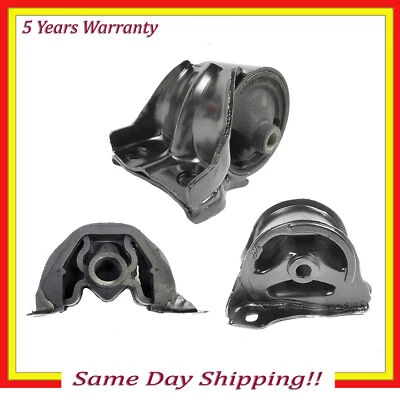 Engine Motor Mount For 1993 Honda Civic del Sol 1.5L FWD 6502 6534 6506 3PCS - Image 1 of 4