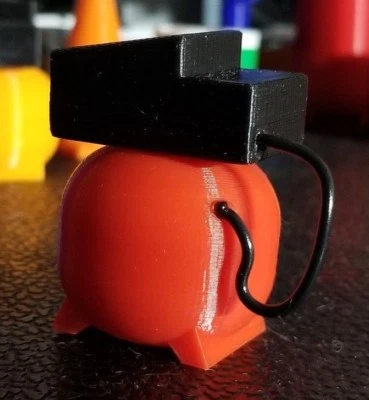 RC 1/10 Scale Red Pancake Small Air Compressor Rock Crawler Accessories - Image 1 of 4