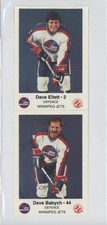 1984-85 Winnipeg Jets Police Issue Dave Ellett Dave Babych #DEDB