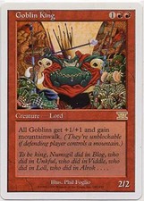 GOBLIN KING X1  MAGIC Mtg 6TH EDITION  EXCELLENT (EX)