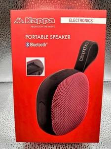Kappa Bluetooth Tragbarer Lautsprecher In Rot Brandneu Versiegelt In Der Verpackung - Bild 1 von 9