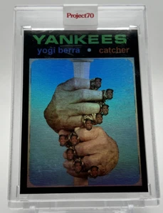 2021 TOPPS PROJECT 70 - YOGI BERRA BY ACTION BRONSON - RAINBOW FOIL 23/70 #134 - Picture 1 of 5