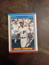 RICKY JORDAN 1989 TOPPS AMERICAN UK MINIATURE #45 FREE SHIPPING