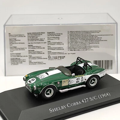 Diecast IXO 1:43 Scale Shelby Cobra 427 S/C 1964 Convertible Racing Car Model - Image 1 of 4