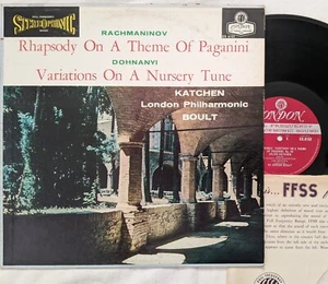 London CS 6153 lp Rachmaninov RHAPSODY ON A THEME OF PAGANINI stereo BB 1D/1D - Picture 1 of 7