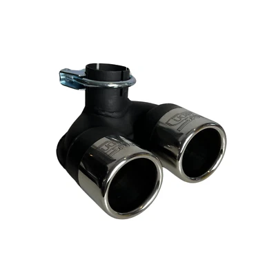 Tubo Doble Tubo de Escape Deflector para Smart Fortwo 450 con Dos Salidas 2x60mm - Imagen 1 de 4