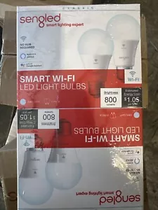 Sengled Alexa Light Bulb, WiFi Light Bulbs, Smart Bulbs (4PK) - Picture 1 of 2