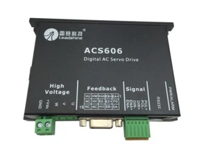 Servoaccionamiento de CC sin escobillas Leadshine ACS606 6A 18~60VDC para servomotor de CC de 50-200 W - Imagen 1 de 9