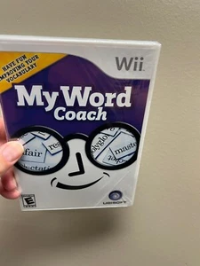 My Word Coach (Nintendo Wii, 2007) TOTALMENTE NUEVO Precintado - EE. UU. Versión - Imagen 1 de 2