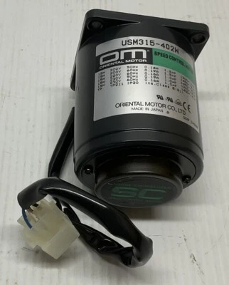 ORIENTAL MOTOR USM315-402W Speed Control Motor 1/4" Shaft - Image 1 of 4