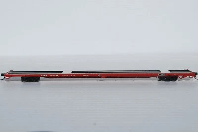 COE. Atlas. N Scale. 89'4" ACF Flat Car, Mid/End Hitches.  Rd # 100098. - Image 1 of 3
