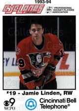1993-94 Cincinnati Cyclones #17 Jamie Linden