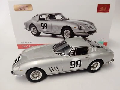 CMC Ferrari 275 GTB/C #98 Siribaldi - Federici 500 KM Mugello 1966 1/18 M-211 - Immagine 1 di 2