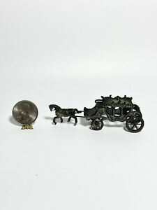 1910 FRENCH SIMON RIVOLLET DIECAST HORSE-DRAWN WAGON PENNY TOY #2