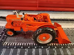 Ertl Allis Chalmers WD45 w/ Custom Rear Loader 1/16 Diecast Farm Tractor Replica - Picture 1 of 9