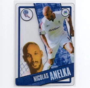 NICOLAS ANELKA 2006-07 Topps I-Card Soccer Acetate Card BOLTON WANDERERS #18 PSA - Picture 1 of 2