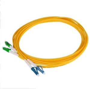 3M Fiber Optic Cable Patch Cord SM 2 core Duplex LC/APC-LC/UPC 9/125 ftth CATV - Afbeelding 1 van 4