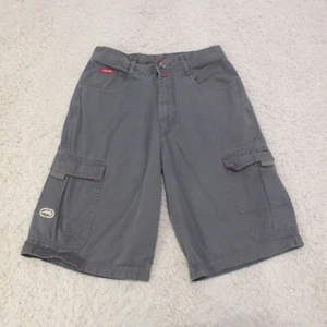 Ecko Unltd Herrenshorts 30 grau Cargo Baggy Streetwear Hip Hop breites Bein 90er Vintage - Bild 1 von 10