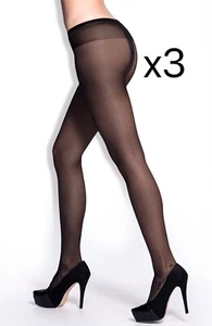 Deparee Collant Trasparente a Forma di T Nero Trasparente x 3  - Foto 1 di 4