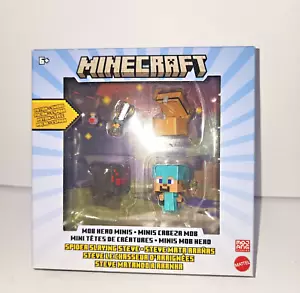 Minecraft Mob Head Minis Spider Uccide Steve con 2 personaggi, pozione e spada - Foto 1 di 1