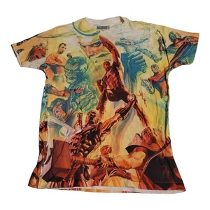Camiseta Marvel Talla Mediana Estampado Completo Vengadores Cómic Héroes Superhéroes  - Imagen 1 de 5