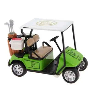 Golf Cart Model Diecast,Metal Mini Golf Cart Toy 1: 36 Scale Vehicle Action Toy - Picture 1 of 5