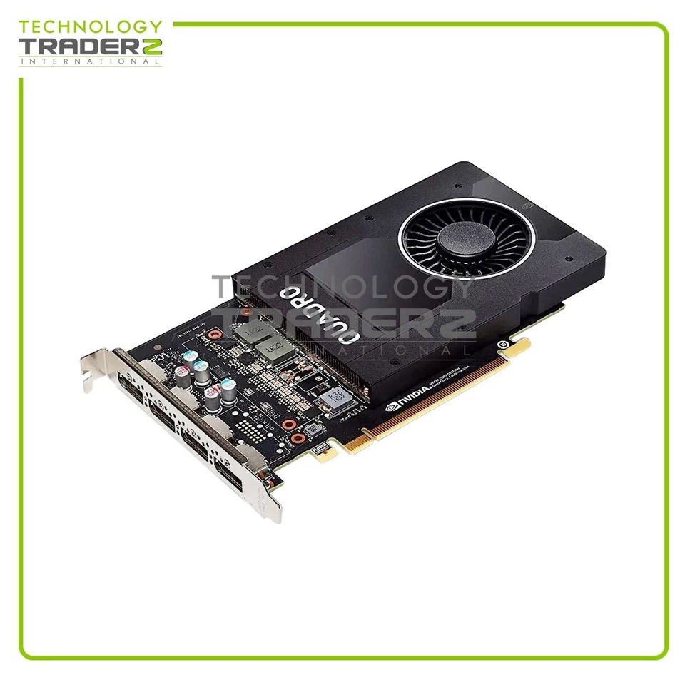 ** PX8M5 Dell Nvidia Quadro P2200 5GB GDDR5X PCIe 4X DP Video Graphics Card ** - Image 1 of 1